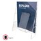 Deflecto Literature Rack, Magz Size, 1 Pkt, 9-1/8"x2-3/4"x11-3/4", CL DEF55501 - alternate 4